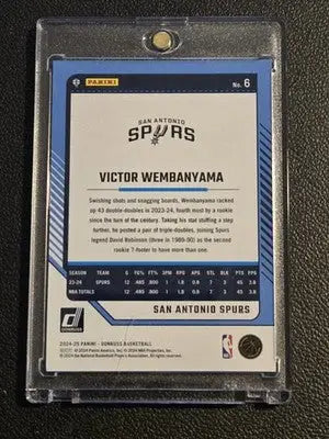 2024-25 Donruss #6 Victor Wembanyama - Basketball Card Single