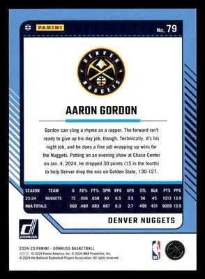 2024-25 Donruss #79 Aaron Gordon - Basketball Card Single
