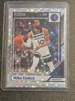 2024-25 Donruss #94 Mike Conley Blue Disco #23/75 - Basketball Card Single