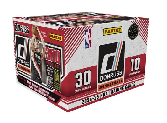 2024-25 Donruss Basketball Hobby Box with Donruss Basketball trading cards shown