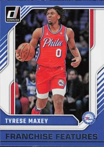 2024-25 Donruss Franchise Features #1 Tyrese Maxey NM-MT 76ers ID:80753 - Basketball Card Single