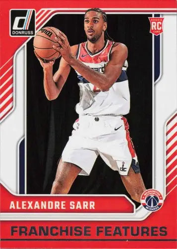 2024-25 Donruss Franchise Features #30 Alexandre Sarr NM-MT Wizards ID:80757 - Basketball Card Single