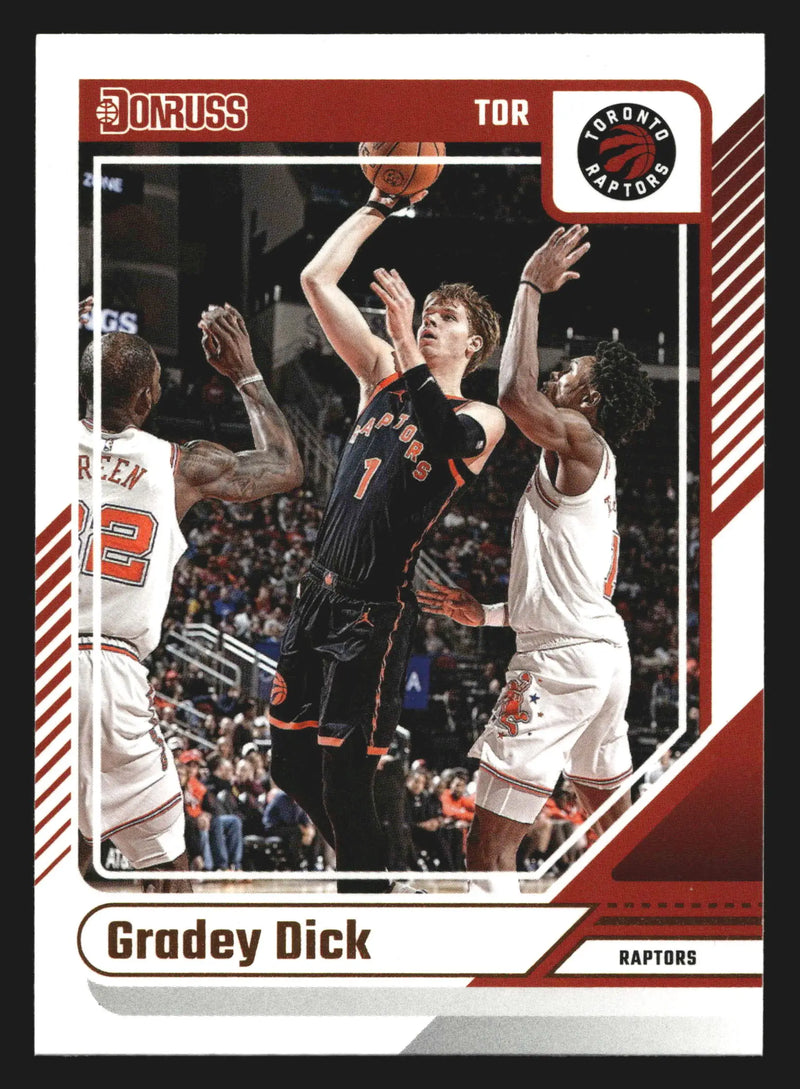 2024-25 Donruss Gradey Dick #113 Toronto Raptors