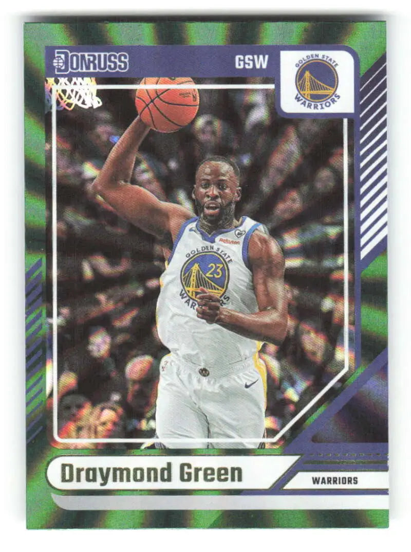 2024-25 Donruss Holo Green Laser #46 Draymond Green NM-MT Warriors ID:80768 - Basketball Card Single