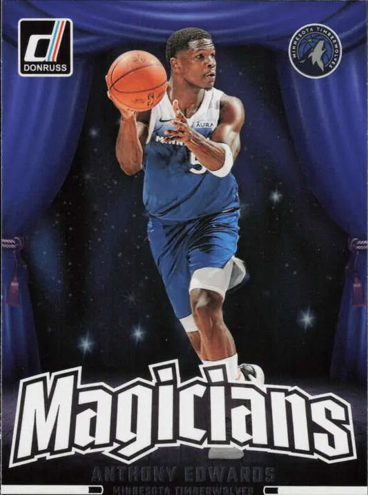 2024-25 Donruss Magicians #2 Anthony Edwards NM-MT Timberwolves ID:80746 - Basketball Card Single