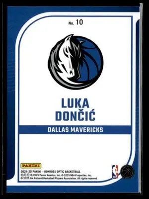 2024-25 Donruss Optic #10 Luka Doncic Elite Dominators - Basketball Card Single