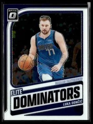 2024-25 Donruss Optic #10 Luka Doncic Elite Dominators - Basketball Card Single