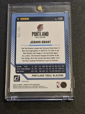 2024-25 Donruss Optic #109 Jerami Grant Premium Box Set #/249 - Basketball Card Box