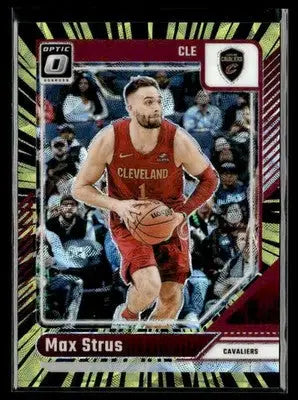 2024-25 Donruss Optic #115 Max Strus Electricity International #/75 Cavaliers - Basketball Card Single