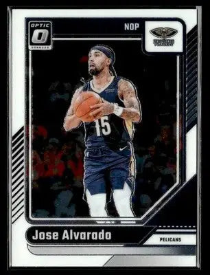 2024-25 Donruss Optic #125 Jose Alvarado - Basketball Card Single