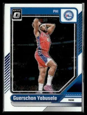 2024-25 Donruss Optic #168 Guerschon Yabusele Base Philadelphia 76ers - Basketball Card Single