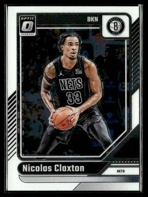 2024-25 Donruss Optic #170 Nicolas Claxton Base Brooklyn Nets - Basketball Card Single