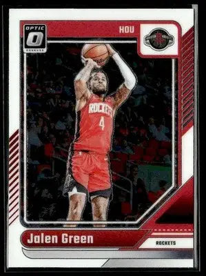 2024-25 Donruss Optic #171 Jalen Green - Basketball Card Single
