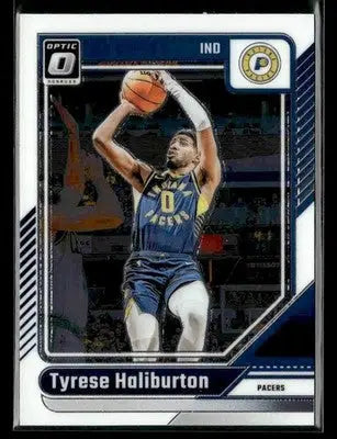 2024-25 Donruss Optic #215 Tyrese Haliburton - Basketball Card Single