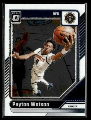 2024-25 Donruss Optic #216 Peyton Watson - Basketball Card Single