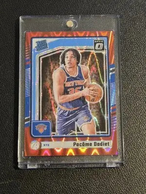 2024-25 Donruss Optic #264 Pacome Dadiet Red Seismic #/149 - Basketball Card Single