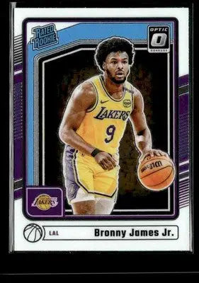 2024-25 Donruss Optic #282 Bronny James Jr. - Basketball Card Single