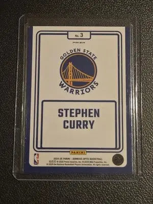 2024-25 Donruss Optic #3 Stephen Curry Winner Stays Purple - Basketball Card Single