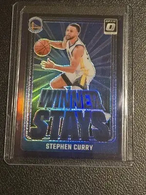 2024-25 Donruss Optic #3 Stephen Curry Winner Stays Purple - Basketball Card Single