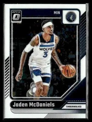2024-25 Donruss Optic #40 Jaden McDaniels - Basketball Card Single