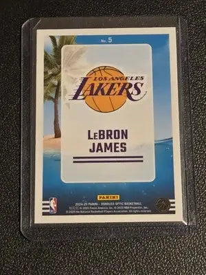 2024-25 Donruss Optic #5 LeBron James Splash! - Basketball Card Single