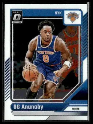 2024-25 Donruss Optic #51 OG Anunoby Base New York Knicks - Basketball Card Single