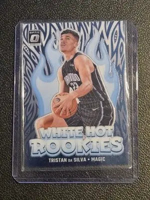 2024-25 Donruss Optic #7 Tristan da Silva White Hot Rookies - Basketball Card Single