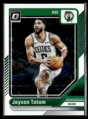 2024-25 Donruss Optic #70 Jayson Tatum Base Boston Celtics - Basketball Card Single