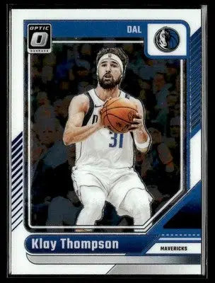 2024-25 Donruss Optic #9 Klay Thompson - Basketball Card Single