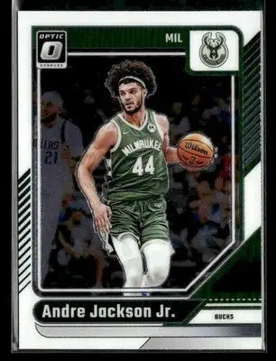 2024-25 Donruss Optic Andre Jackson Jr. #1 Base Milwaukee Bucks - Basketball Card Single