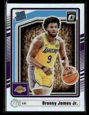 2024-25 Donruss Optic Bronny James Jr. #282 Holo RC Los Angeles Lakers