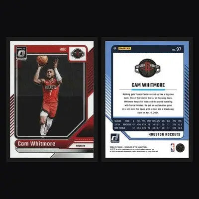 2024-25 Donruss Optic Cam Whitmore #97 Houston Rockets - Basketball Card Single