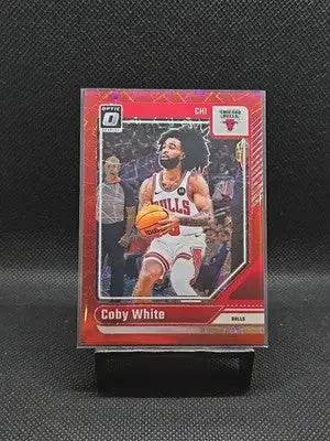 2024-25 Donruss Optic Coby White Red Velocity Prizm #76 /299 Bulls - Basketball Card Single