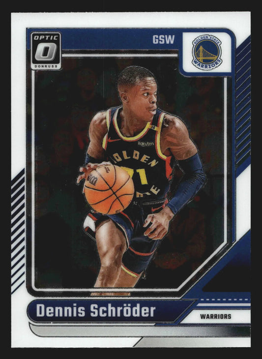2024-25 Donruss Optic Dennis Schroder #84 Golden State Warriors - Basketball Card Single