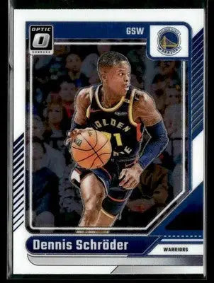 2024-25 Donruss Optic Dennis Schroder #84 Golden State Warriors