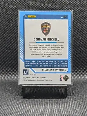 2024-25 Donruss Optic Donovan Mitchell Green Seismic Prizm #91 Cavaliers - Basketball Card Single