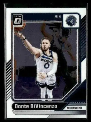 2024-25 Donruss Optic Donte DiVincenzo #137 Minnesota Timberwolves