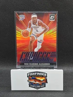 2024-25 Donruss Optic Express Lane Shai Gilgeous-Alexander #24 Purple Prizm - Basketball Card Single
