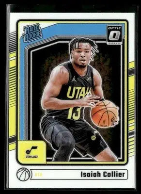 2024-25 Donruss Optic Isaiah Collier #295 Base RC Utah Jazz - Basketball Card Single
