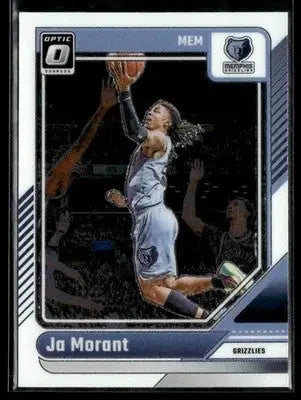 2024-25 Donruss Optic Ja Morant #106 Base Memphis Grizzlies - Basketball Card Single