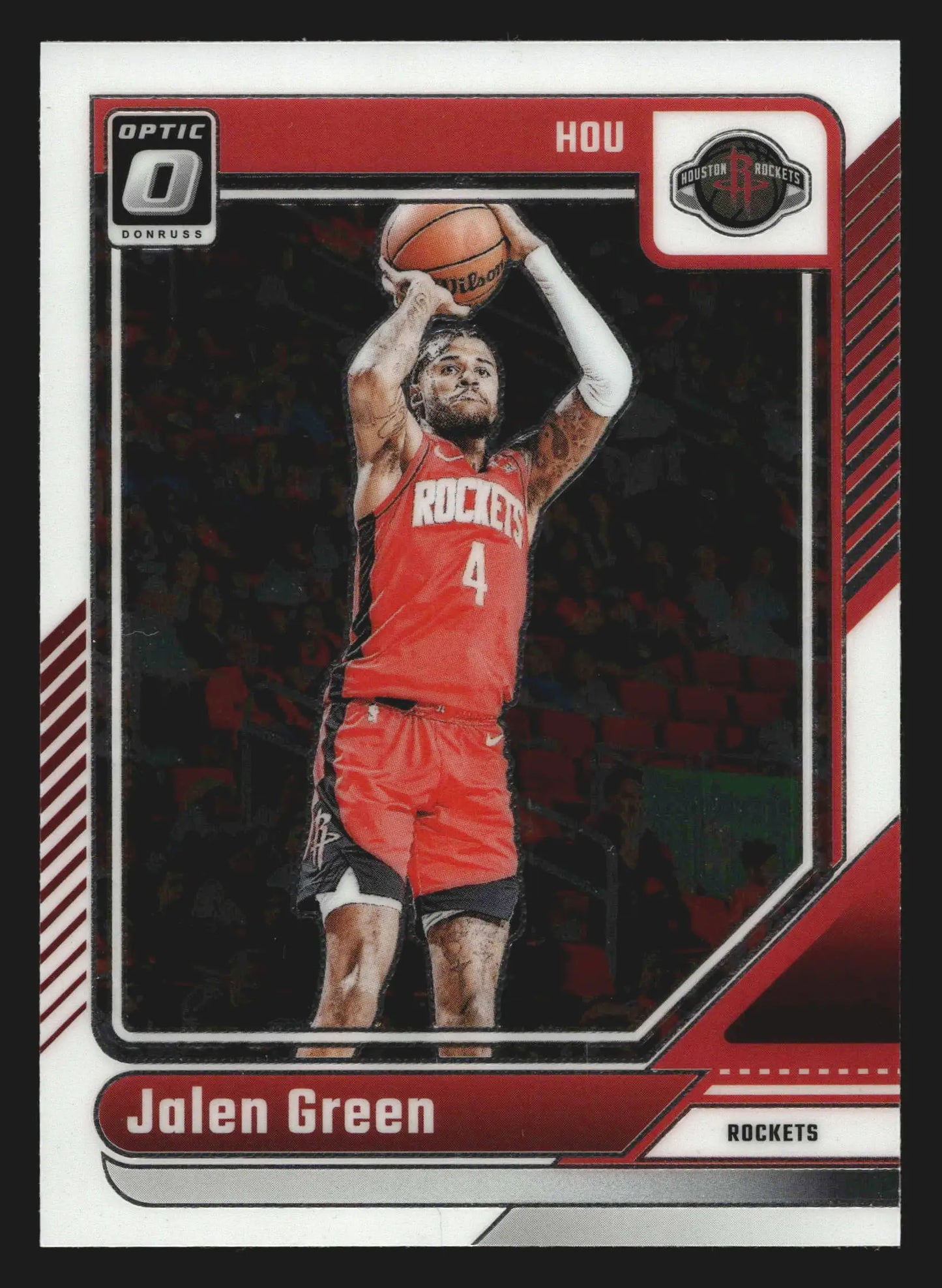 2024-25 Donruss Optic Jalen Green #171 Houston Rockets - Basketball Card Single