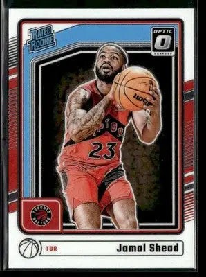 2024-25 Donruss Optic Jamal Shead #296 RC Toronto Raptors