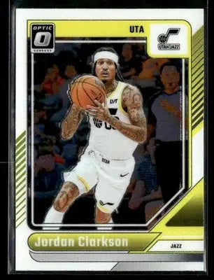 2024-25 Donruss Optic Jordan Clarkson #122 Base Utah Jazz - Basketball Card Single