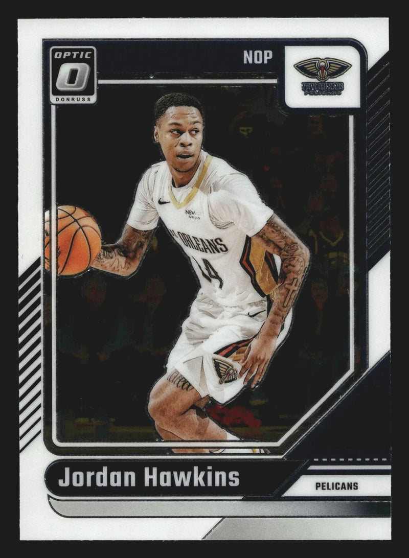 2024-25 Donruss Optic Jordan Hawkins #68 New Orleans Pelicans