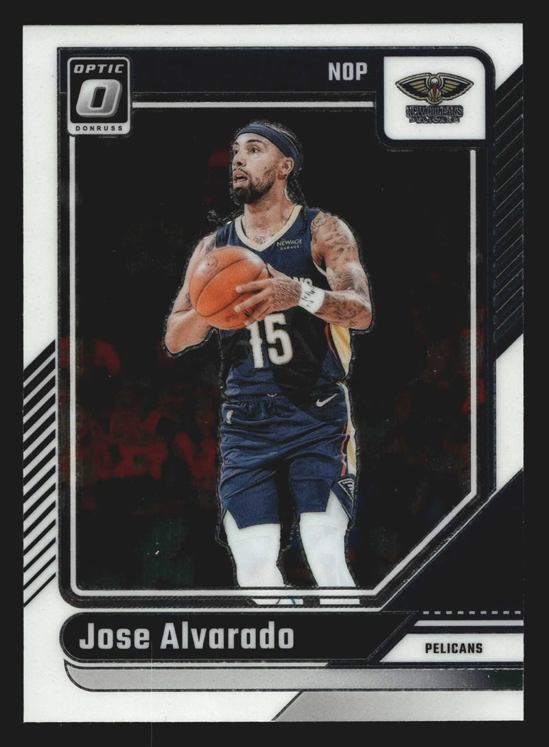 2024-25 Donruss Optic Jose Alvarado #125 New Orleans Pelicans