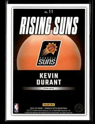 2024-25 Donruss Optic Kevin Durant #11 Rising Suns Holo Phoenix Suns