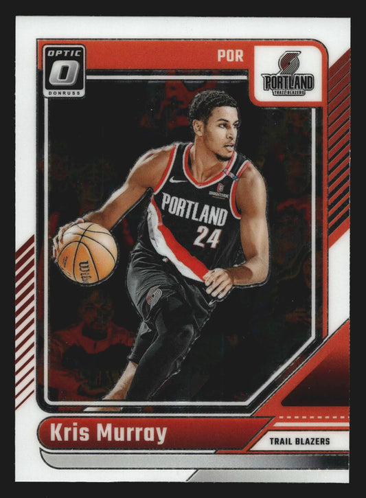 2024-25 Donruss Optic Kris Murray #136 Portland Trail Blazers - Basketball Card Single