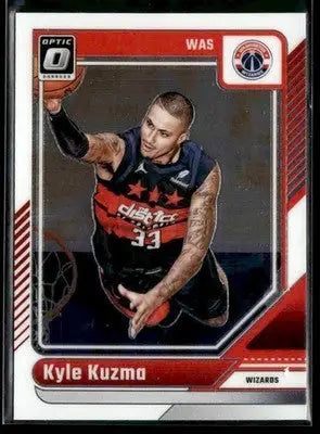 2024-25 Donruss Optic Kyle Kuzma #10 Washington Wizards