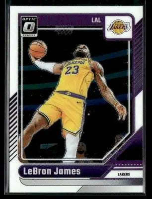2024-25 Donruss Optic LeBron James #148 Base Los Angeles Lakers - Basketball Card Single