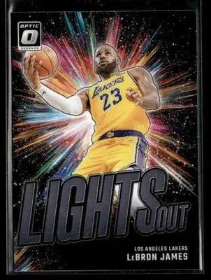 2024-25 Donruss Optic LeBron James #9 Lights Out Los Angeles Lakers
